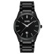 Мужские часы Skmei 9140BK All Black классические с металлическим браслетом и датой
