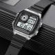 Наручные часы Skmei 1998WT Write Black-White спортивные электронные с прозрачным корпусом