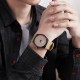 Наручные часы Skmei 1601SAT Brown — Классическая модель с минеральным стеклом и кожаным ремешком