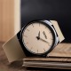 Наручные часы Skmei 1601SAT Brown — Классическая модель с минеральным стеклом и кожаным ремешком