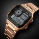 Чоловічий електронний годинник Skmei 1335RG Rose Gold у кольорі рожеве золото з таймером та секундоміром