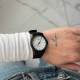 Женские часы Skmei 1419BKWT Black White с белым циферблатом и черным ремешком