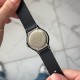 Женские часы Skmei 1419BKWT Black White с белым циферблатом и черным ремешком