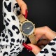 Жіночий годинник Skmei 1528RG Rose Gold з металевим браслетом та мінеральним склом