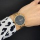 Жіночий годинник Skmei 1528RG Rose Gold з металевим браслетом та мінеральним склом
