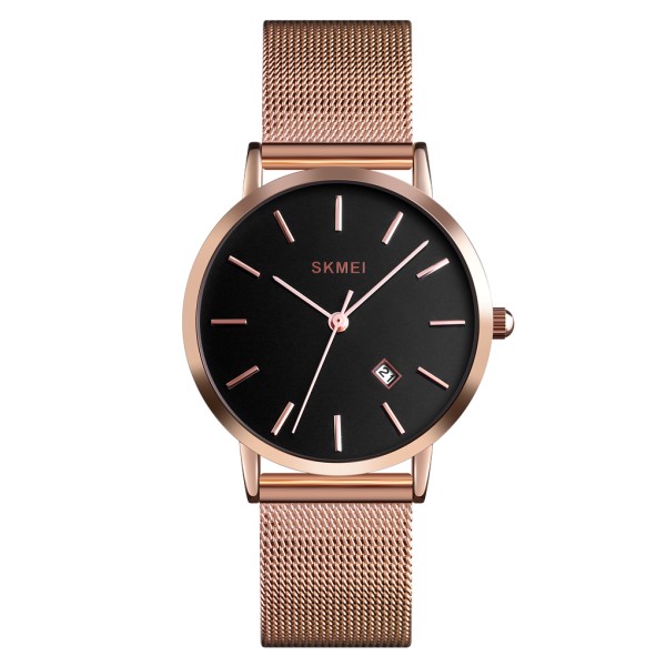 Женские наручные часы Skmei 1530RG Rose Gold в цвете Розовое золото с минеральным стеклом