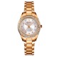 Женские часы Skmei 1534GD Gold в классическом стиле с металлическим браслетом