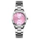 Жіночий годинник Skmei 1620SIPK Silver-Pink зі сріблястим браслетом та рожевим циферблатом
