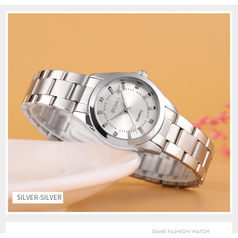 Жіночий годинник Skmei 1620SISI Silver-Silver у класичному стилі зі сріблястим циферблатом
