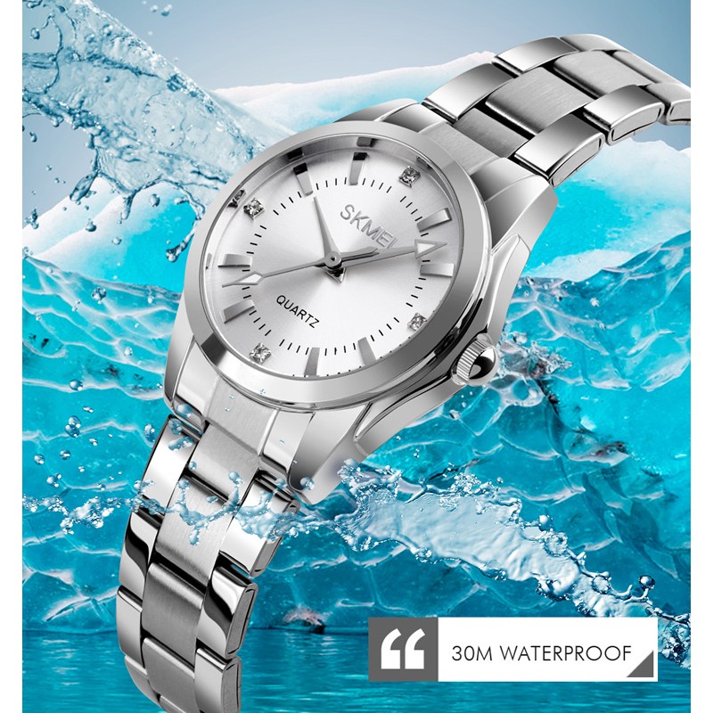 Жіночий годинник Skmei 1620SISI Silver-Silver у класичному стилі зі сріблястим циферблатом