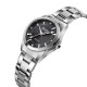 Жіночий класичний годинник Skmei 1620SIBK Silver-Black зі сріблястим металевим браслетом