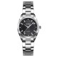 Жіночий класичний годинник Skmei 1620SIBK Silver-Black зі сріблястим металевим браслетом