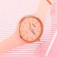 Жіночий годинник Skmei 1747PK Pink у рожевому кольорі з силіконовим ремінцем та мінеральним склом
