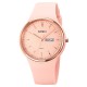 Жіночий годинник Skmei 1747PK Pink у рожевому кольорі з силіконовим ремінцем та мінеральним склом