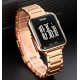 Чоловічий електронний годинник Skmei 1852RG Rose Gold у кольорі Рожеве золото з підсвічуванням
