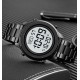 Чоловічий годинник Skmei 1864SBKWT Black-White Steel з електронним циферблатом та металевим браслетом