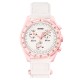 Жіночий годинник Skmei 1982PK Pink з хронографом та мінеральним склом