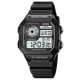 Годинник Skmei 1998BK Black — спортивний електронний годинник з підсвічуванням та захистом 5 ATM
