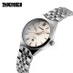 Жіночий класичний годинник Skmei 9071RG-S Rose Gold Lady зі сріблястим браслетом та датою