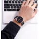 Мужские классические часы Skmei 9183RGBK Black-Rose Gold с металлическим браслетом и календарем