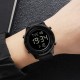 Чоловічий годинник Skmei 1864LBKBK Black-Black Leather з електронним циферблатом та мінеральним склом