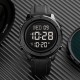 Чоловічий годинник Skmei 1864LBKBK Black-Black Leather з електронним циферблатом та мінеральним склом