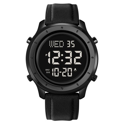 Skmei 1864LBKBK Black-Black Leather