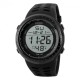 Чоловічий спортивний годинник Skmei 1167BK Black з електронним циферблатом та захистом від води 5 ATM