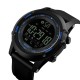 Чоловічий спортивний годинник Skmei 1321BU Blue Bluetooth з крокоміром та захистом 5 ATM