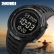 Мужские тактические часы Skmei 1632BKBK Black-Black с электронным циферблатом и подсветкой