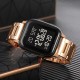 Електронний годинник Skmei 1859RG Rose Gold з металевим браслетом та захистом 5 ATM