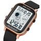 Електронний годинник Skmei 1971RG Rose Gold з підсвічуванням та календарем