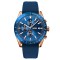 Skmei 9253PRGBU Rose Gold-Blue Sil STOPPED