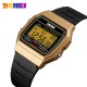 Женские спортивные часы Skmei 1412GD Gold с электронным циферблатом и водозащитой 5 ATM