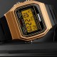 Женские спортивные часы Skmei 1412GD Gold с электронным циферблатом и водозащитой 5 ATM