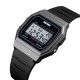 Жіночий спортивний годинник Skmei 1412TN Titanium Silver-Black з електронним циферблатом та підсвічуванням