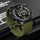 Мужские тактические часы Skmei 1845AG Army Green с электронным циферблатом и подсветкой