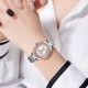 Жіночий класичний годинник Skmei 1534RGSI Rose Gold-Silver зі сріблястим браслетом та мінеральним склом