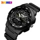 Чоловічий годинник Skmei 1454BKBK Black-Black тактичний спортивний з водозахистом 5 ATM та будильником