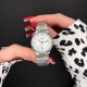 Жіночий годинник Skmei 9139WTGD-S White-Gold S з білим циферблатом та металевим браслетом