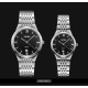 Жіночий класичний годинник Skmei 9139BKSI-S Black-Silver S зі сріблястим браслетом