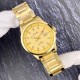Мужские классические часы Skmei 1654GD Gold в золотистом цвете с минеральным стеклом