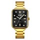 Женские часы Skmei 1955GDBK-SP Gold-Black Sun Pattern с кварцевым механизмом и золотистым браслетом