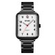 Жіночий годинник Skmei 1955BKWT Black-White з мінеральним склом та металевим браслетом
