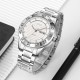 Чоловічий класичний годинник Skmei 9293SISI Silver-Silver з металевим браслетом та календарем