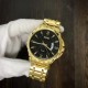 Чоловічий годинник Skmei 9069GDBK Gold-Black з металевим браслетом та мінеральним склом