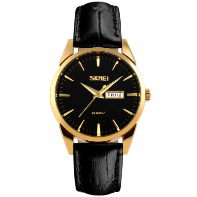 Skmei 9073GDBK-S Gold-Black lady