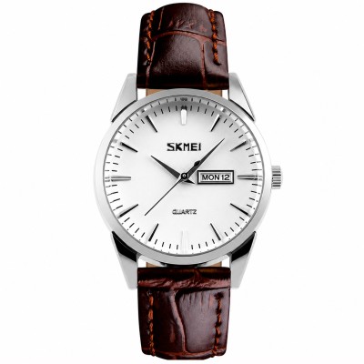 Skmei 9073SIWT-S Silver-White lady