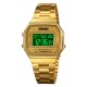 Жіночий годинник Skmei 1647GD Gold — класичний електронний аксесуар у золотистому корпусі