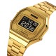 Жіночий годинник Skmei 1647GD Gold — класичний електронний аксесуар у золотистому корпусі